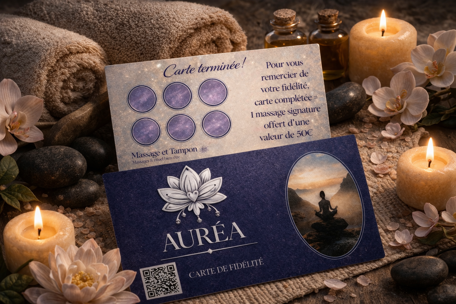 Carte de fidélité Auréa Bien-Être