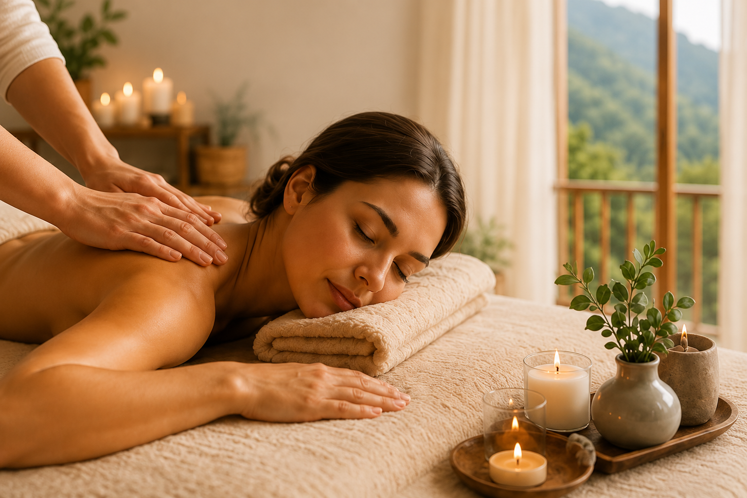Massage bien-être — prestation en établissement
